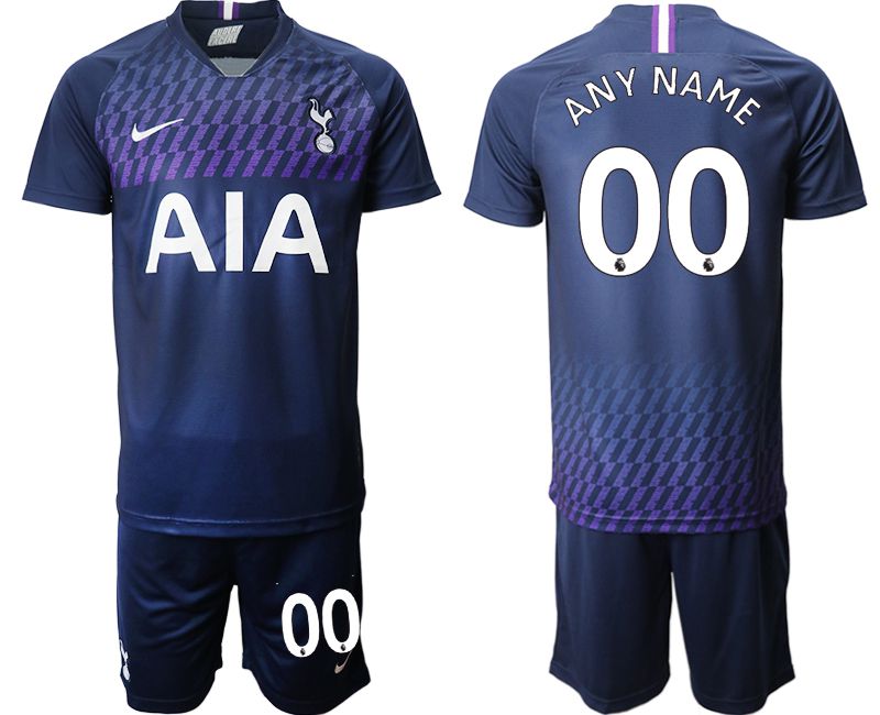 Men 2019-2020 club Tottenham Hotspur away customized blue Soccer Jerseys->customized soccer jersey->Custom Jersey